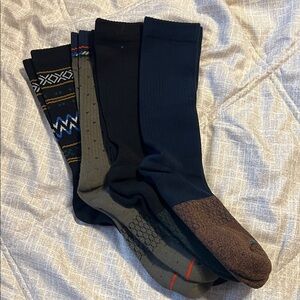 Bombas Men's Casual Socks - Black, Brown, Green, Blue